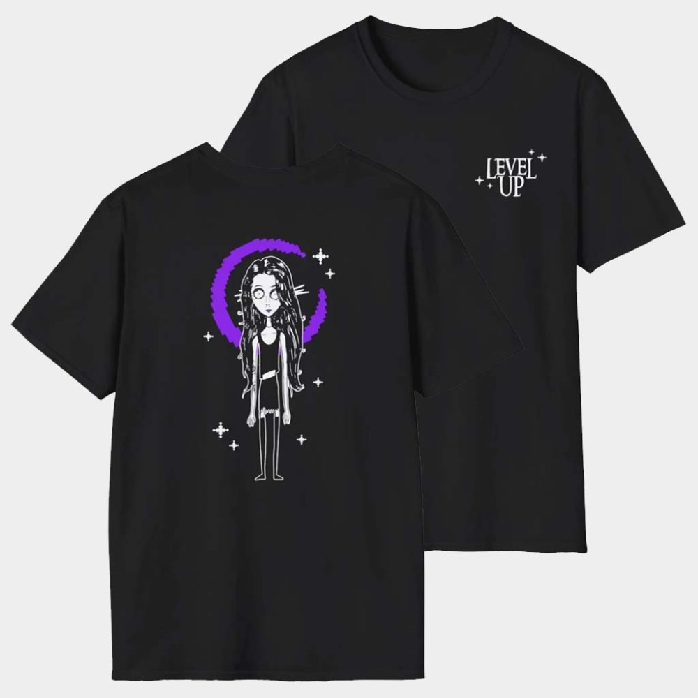 Level Up Merch Girl Level Up T-Shirt Birthday Present For Girlfriend