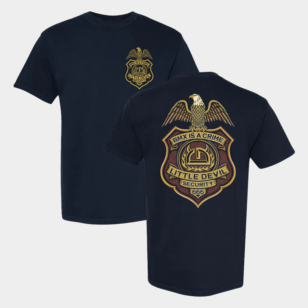Little Devil Brand Merch Security T-Shirt Birthday Gift Ideas For Dad