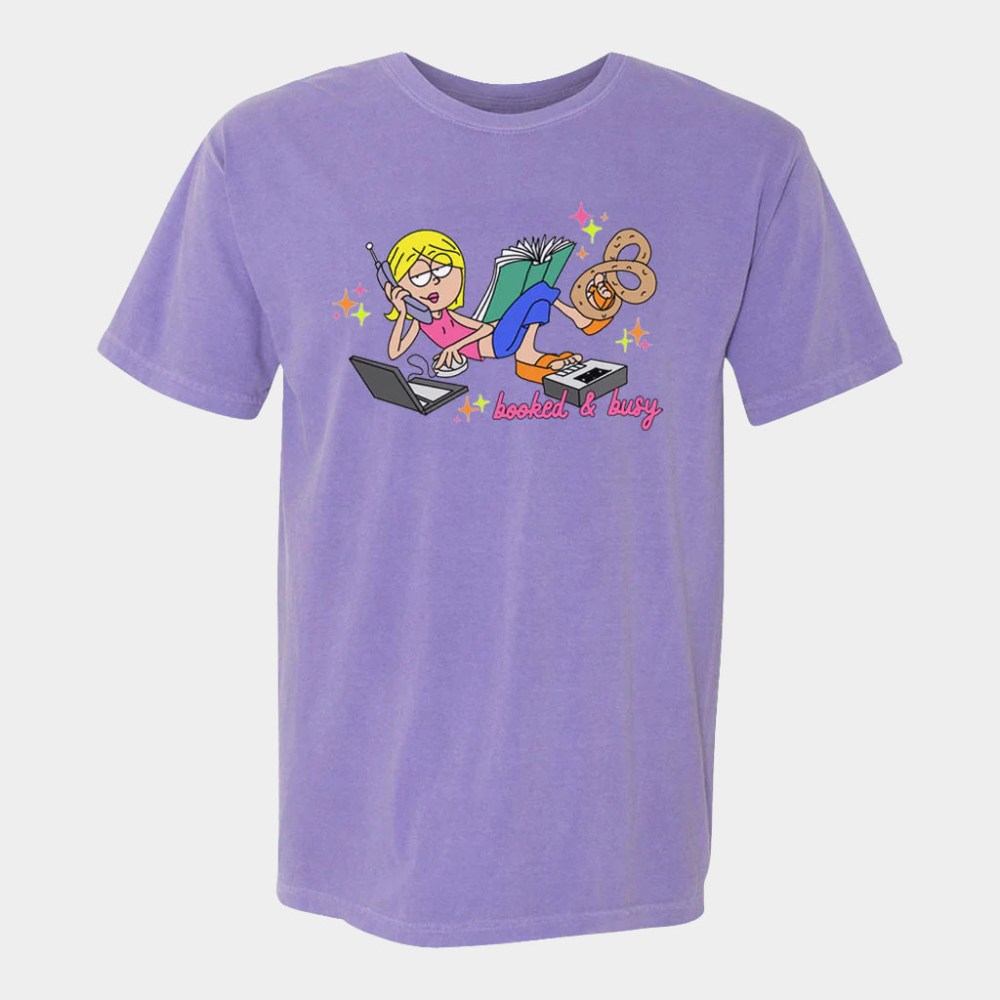 Lizzie Mcguire Merch 2026 Booked And Busy T-Shirt Gifts Ideas For Mom