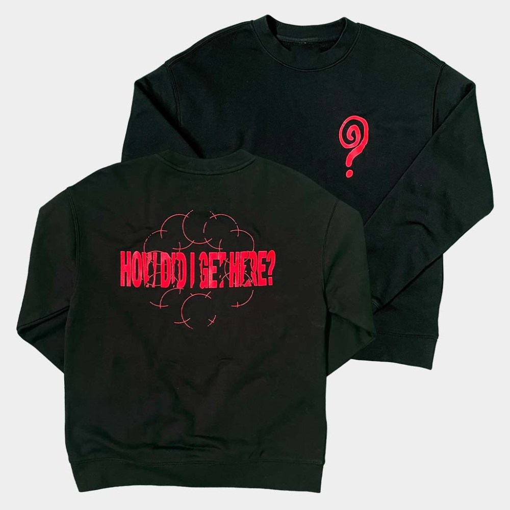 Louis Tomlinson Merch How Did I Get Here Black Sweatshirt Birthday Gifts For Music Lovers