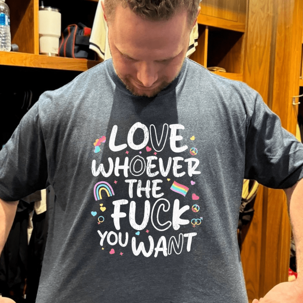 Love Whoever The Fck You Want LGBT T-Shirt Meaningful Gifts For Best Friend