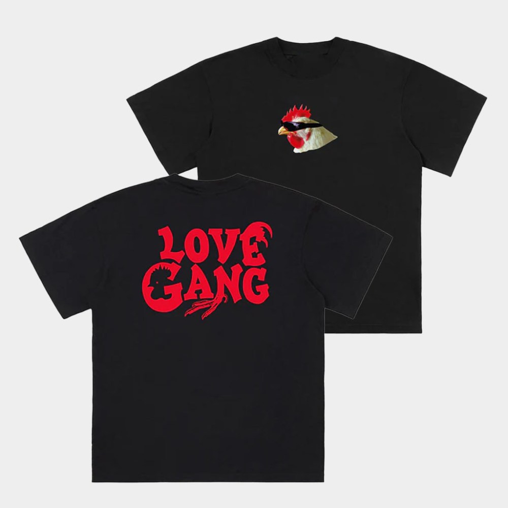 Lovegang Brand Merch GALLO Lovegang T-Shirt Black Birthday Gift For Him