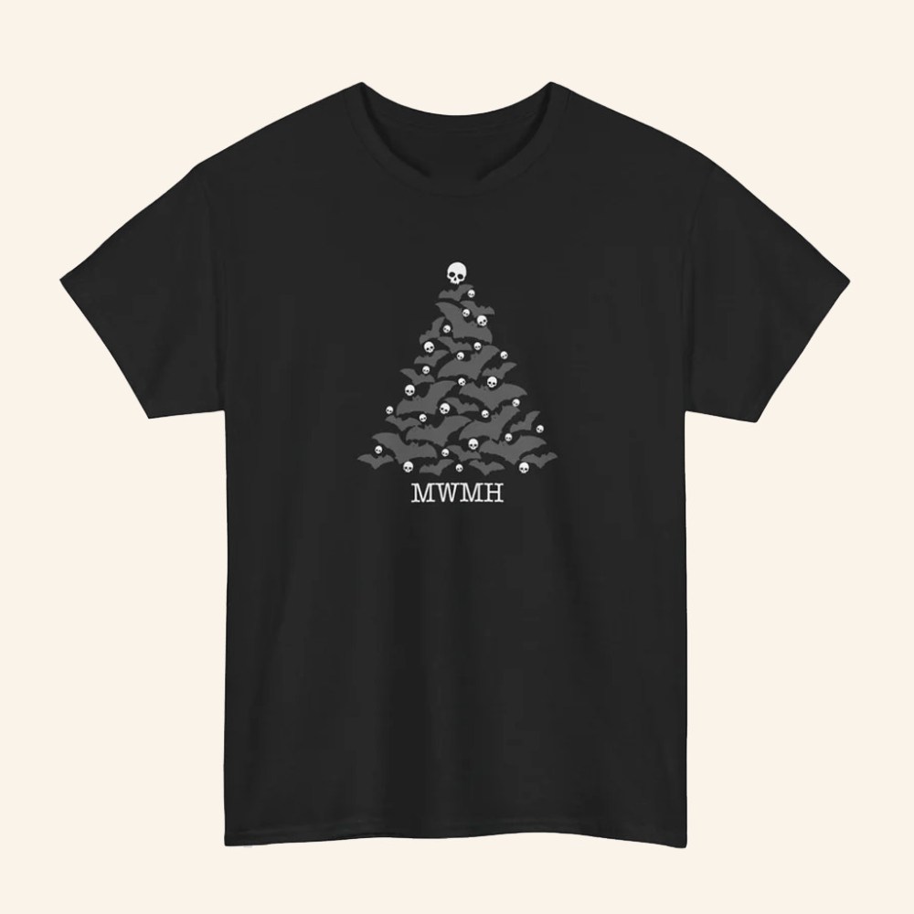 MWMH Merch Christmas Bone Tree T-Shirt Xmas Presents For Husband