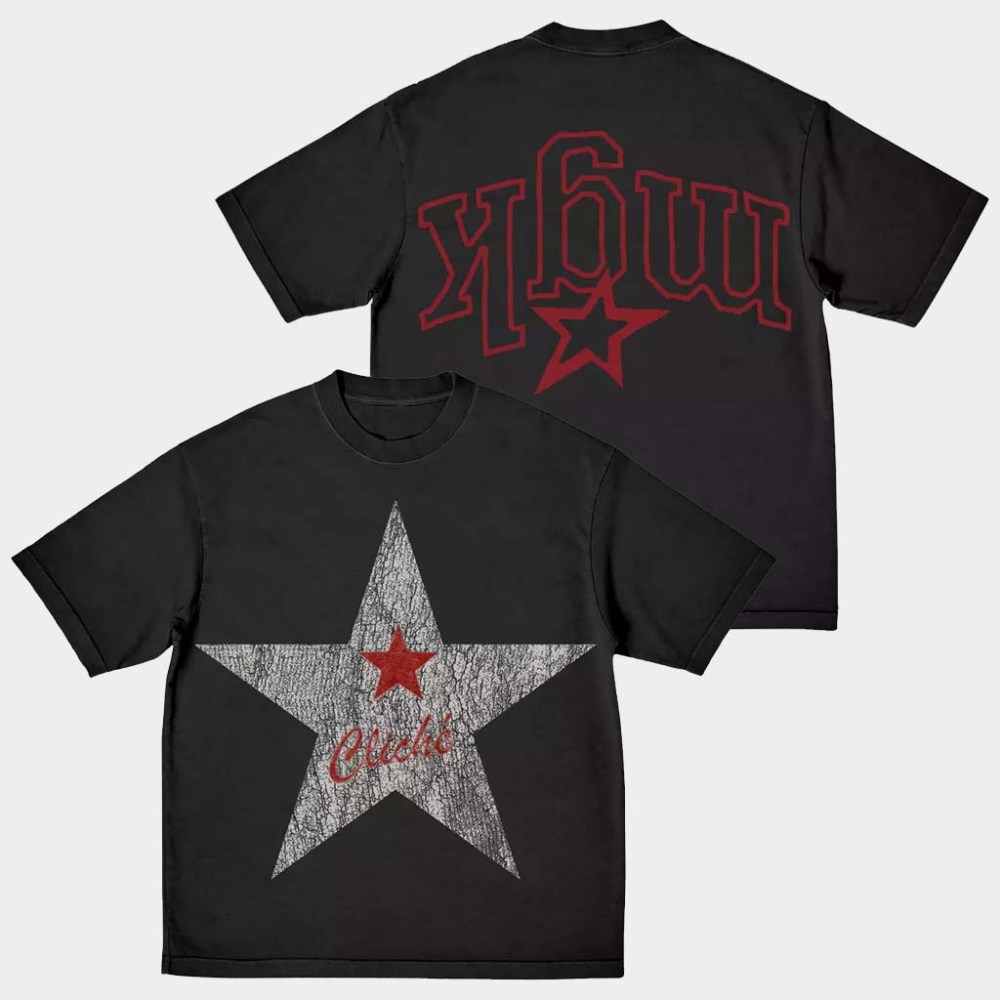 Machine Gun Kelly Merch MGK Cliche Star T-Shirt Gifts For Rapper Fans