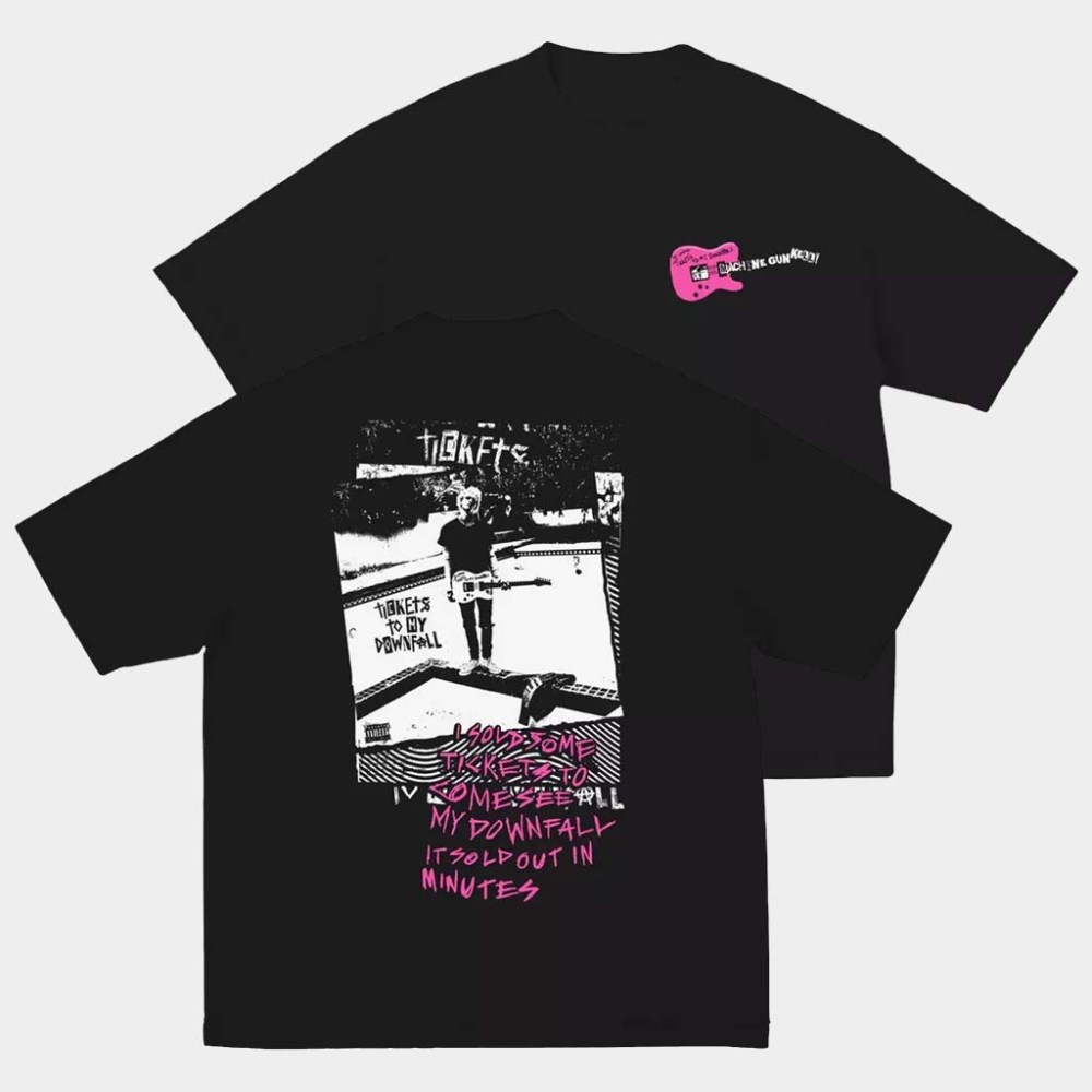 Machine Gun Kelly Merch MGK Tickets To My Downfall T-Shirt Gifts For Music Fans