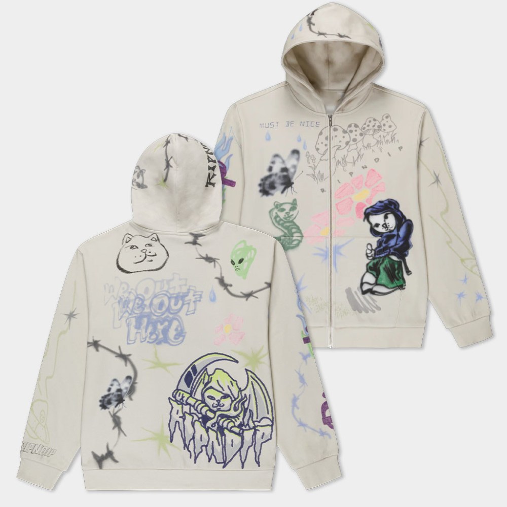 Main Source Merch Ripndip Goosebumps Zip Hoodie Must Be Nice Hoodie Gifts For BFF