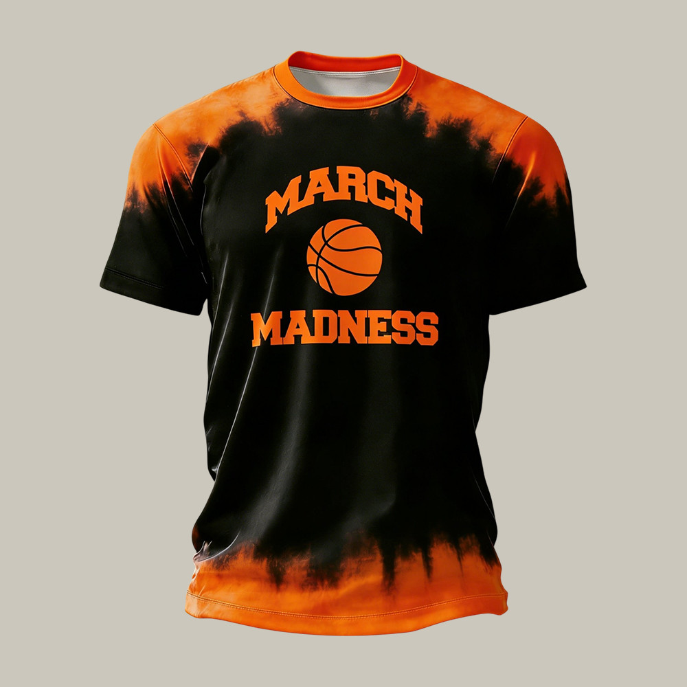 March Madness Basketball T-Shirt Game Day Shirt Basketball Lover Gift For Husband
