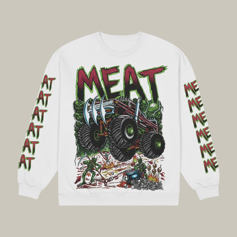 Meat Monster Truck MeatCanyon Sweatshirt Youtube Fan Merch Good Gifts For Boyfriend