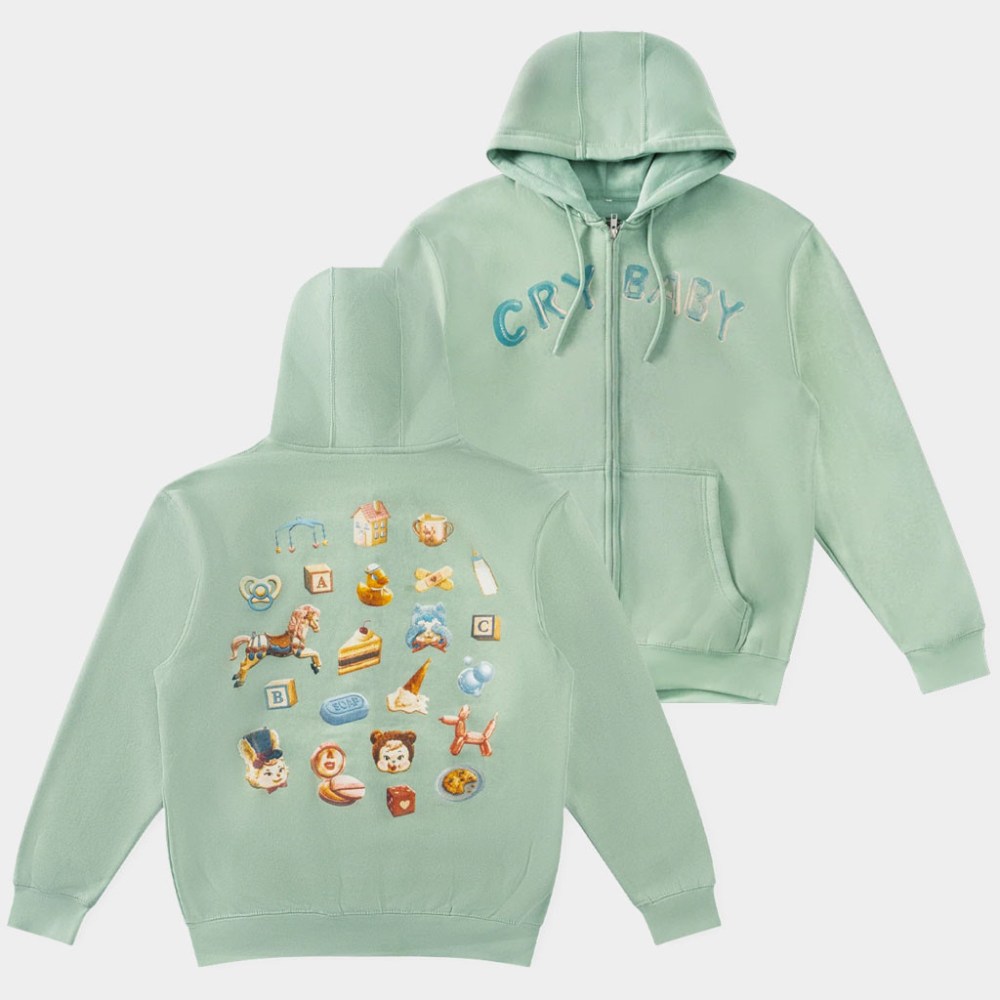 Melanie Martinez Merch Anniversary Collage Zip Up Hoodie Cry Baby Apparel Birthday Gift For Her