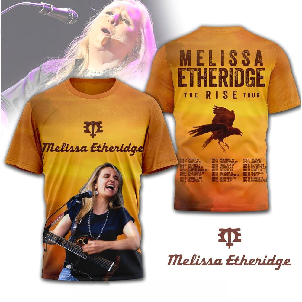 Melissa Etheridge The Rise Tour T-Shirt Melissa Etheridge Merch Music Lover Gifts For Him