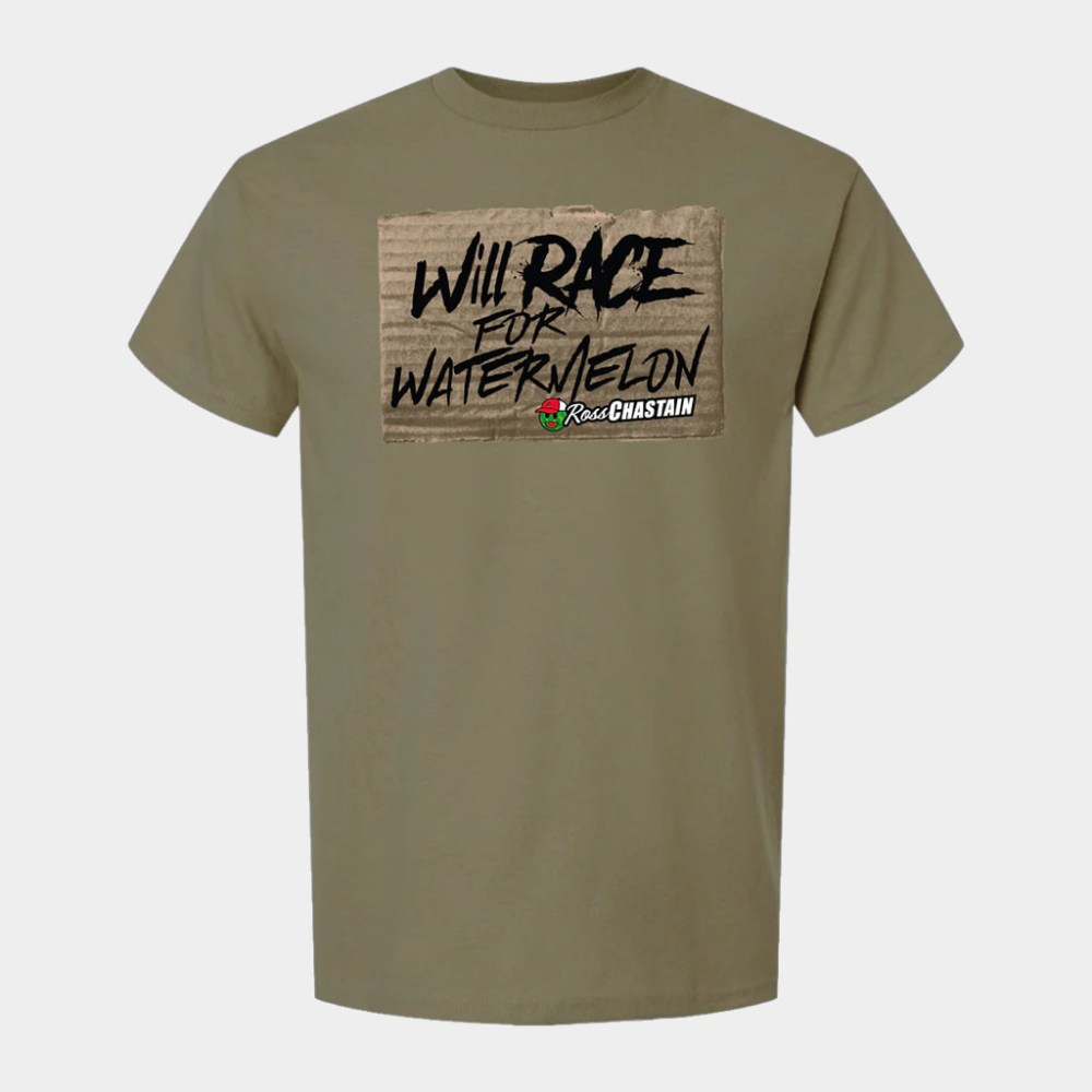 Melonman Brand Merch Ross Chastain Will Race For Watermelon T-Shirt Gifts For Father