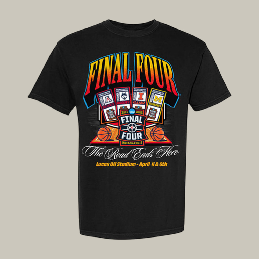 Men's Basketball Final Four Mascot Parachute T-Shirt 2026 NCAA Men's Final Four Shirt Fan Gift Idea