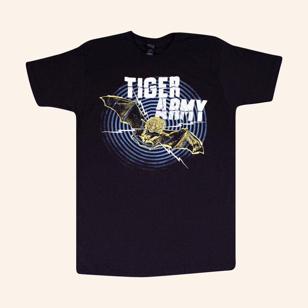 Merch Connection Raglan T-Shirt Tiger Army Echolocation TigerBat Shirt Gift Ideas For Husband