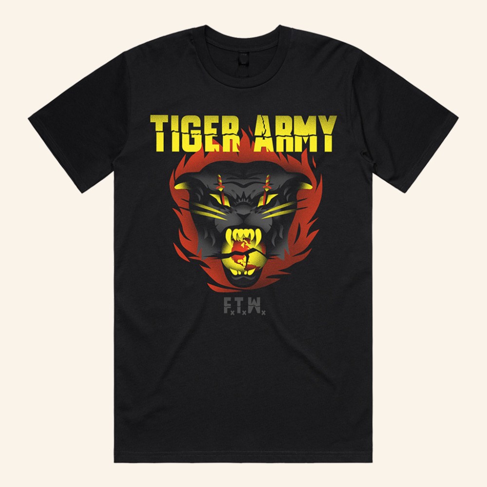 Merch Connection Raglan T-Shirt Tiger Army FTW Shirt Gift Ideas For Husband