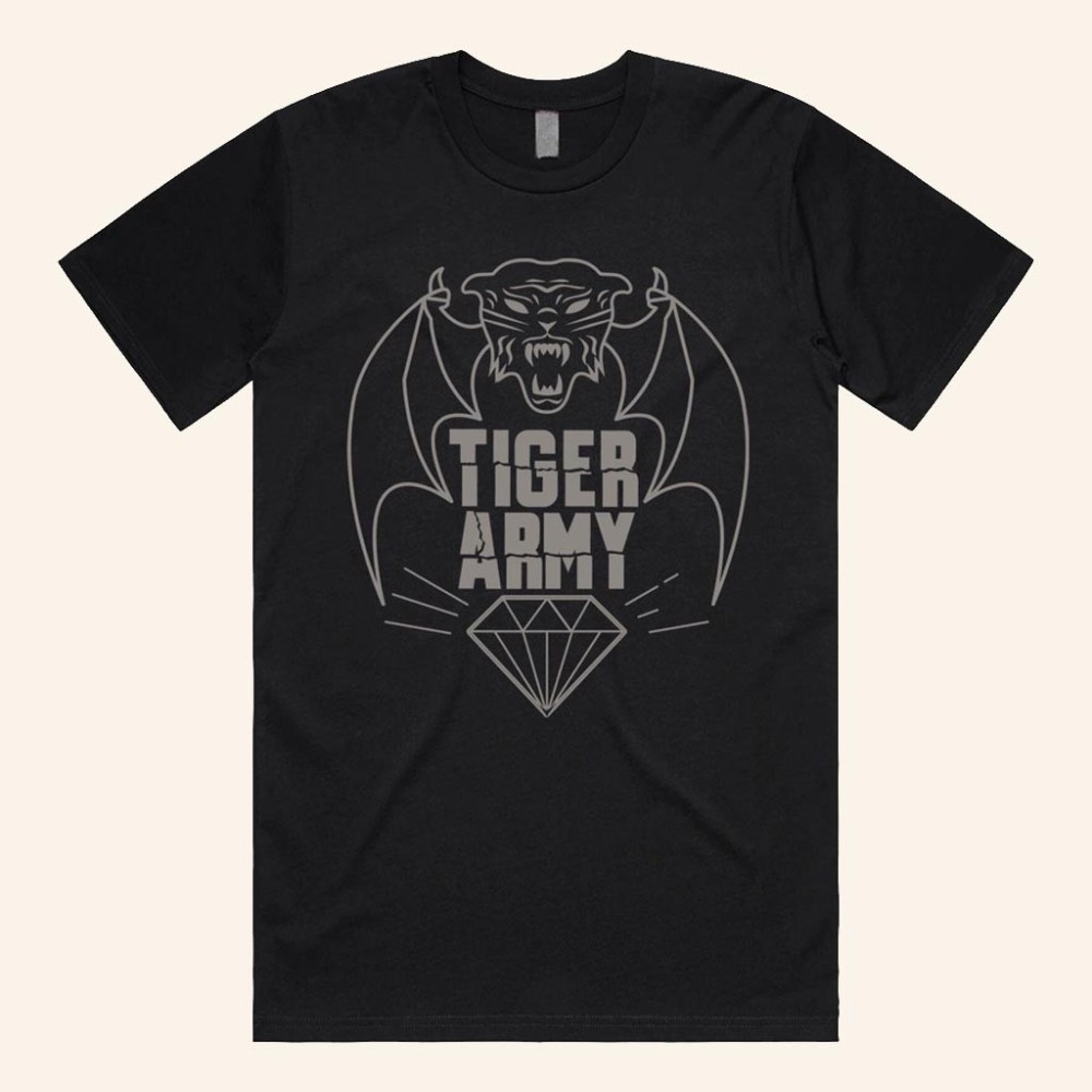 Merch Connection Raglan T-Shirt Tiger Army Gem Shirt Gift Ideas For Brother