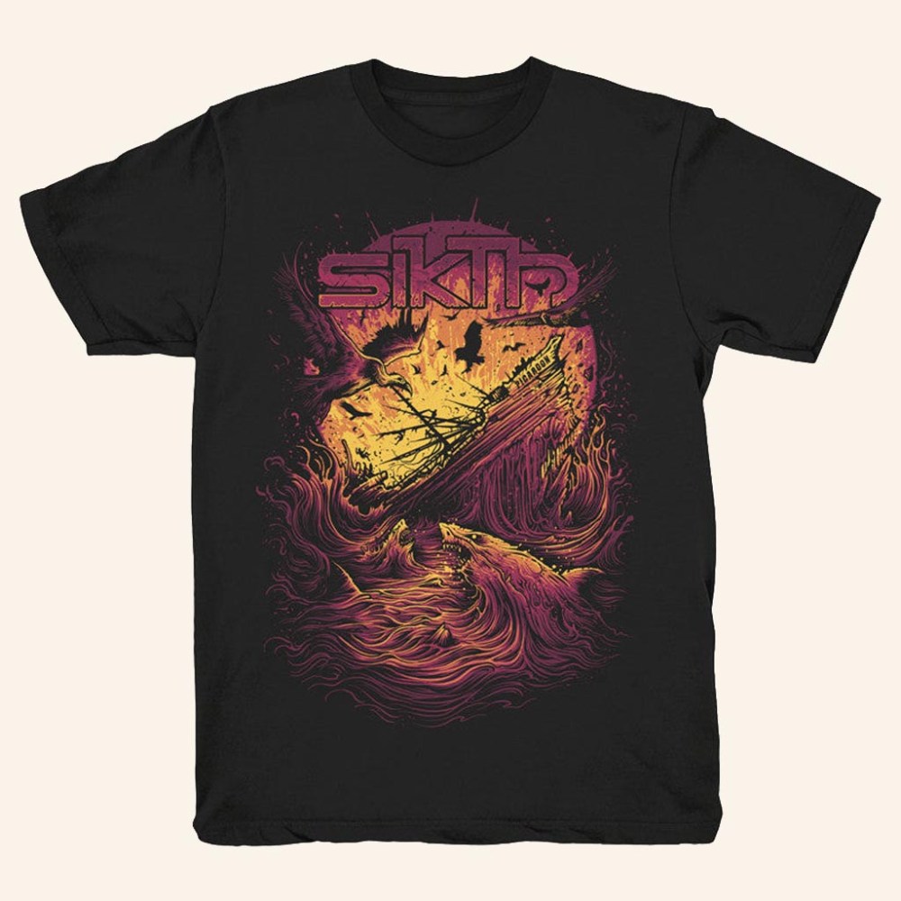 Merch Connection Shirt SikTh Another Sinking Ship T-Shirt Presents For Dad