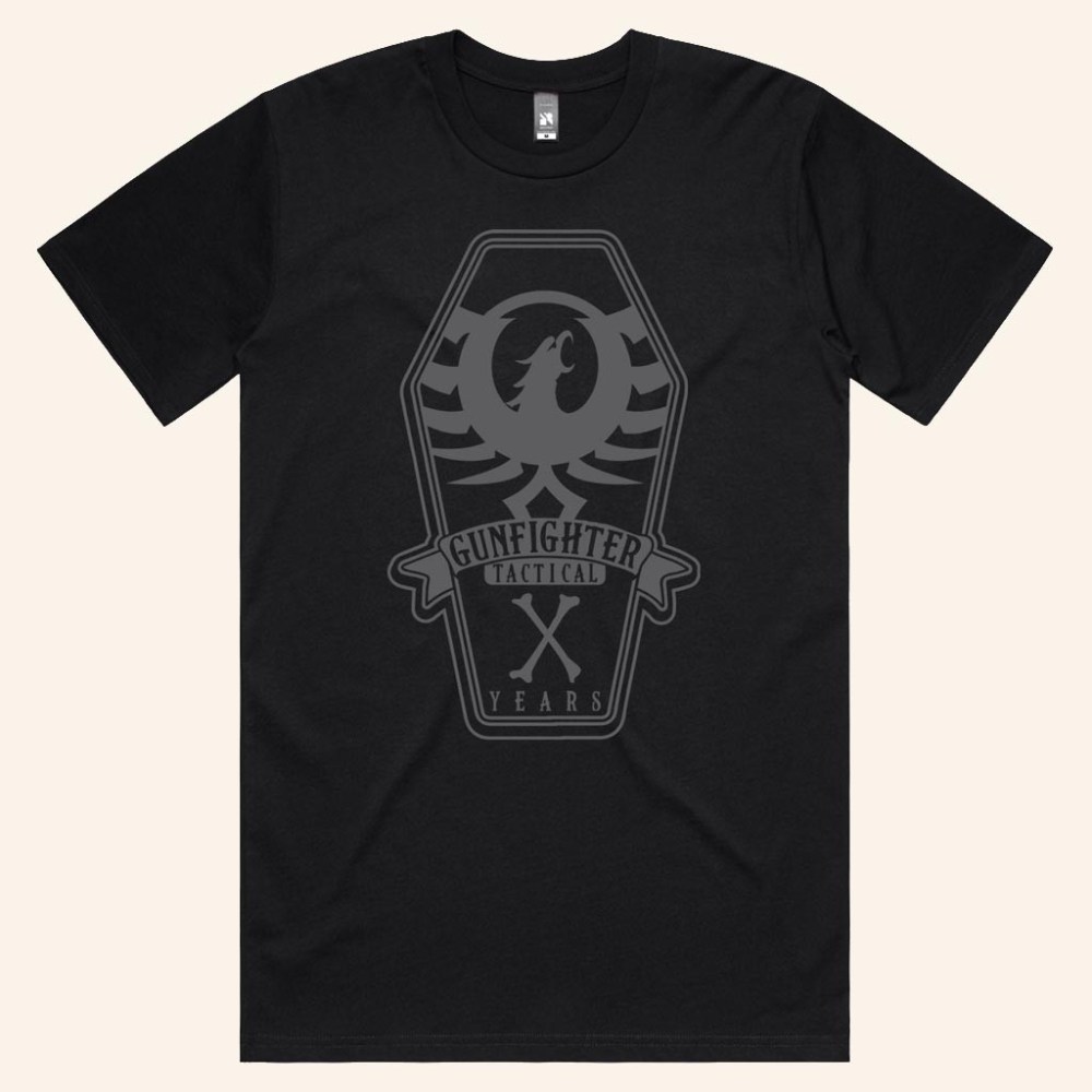 Merch Connection T-Shirt Gunfighter Tactical 10 Years Shirt Christmas Gifts For Boyfriend
