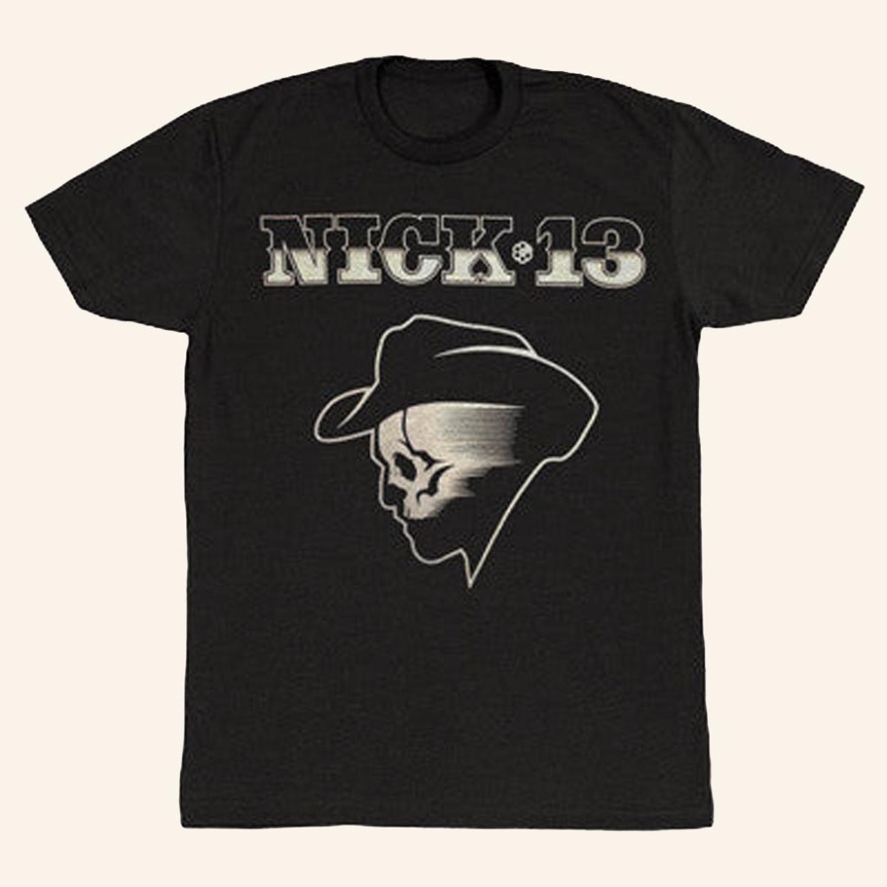 Merch Connection T-Shirt Nick 13 Cowboy Skull Shirt Xmas Gifts For Brother