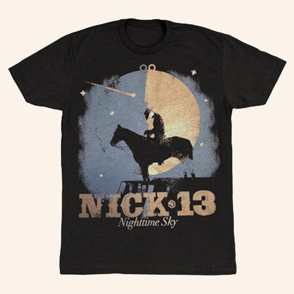 Merch Connection T-Shirt Nick 13 Nighttime Sky Shirt Xmas Gifts For Dad