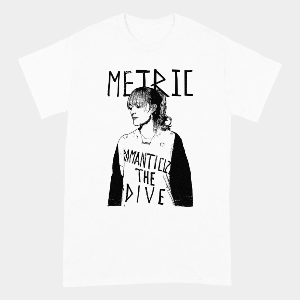 Metric Merch Romanticize The Dive T-Shirt Metric Shirt Birthday Gift For Her
