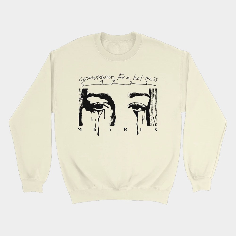 Metric Merch Victim Of Luck Crewneck Metric Sweatshirt Birthday Gift For Her