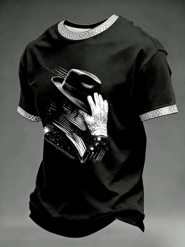 Michael Jackson Kingo Of Pop Art T-Shirt Michael Jackson Clothes Good Gift For Boyfriend