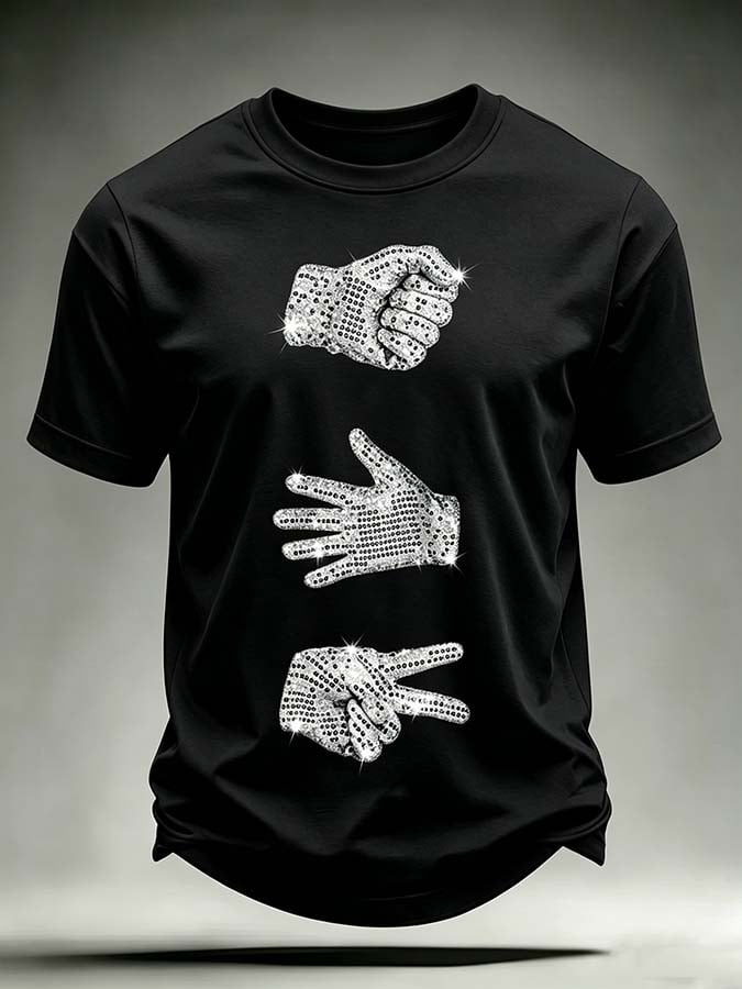 Michael Jackson Rock Paper Scissors T-Shirt King Of The Pop Shirt Michael Jackson Lover Gift