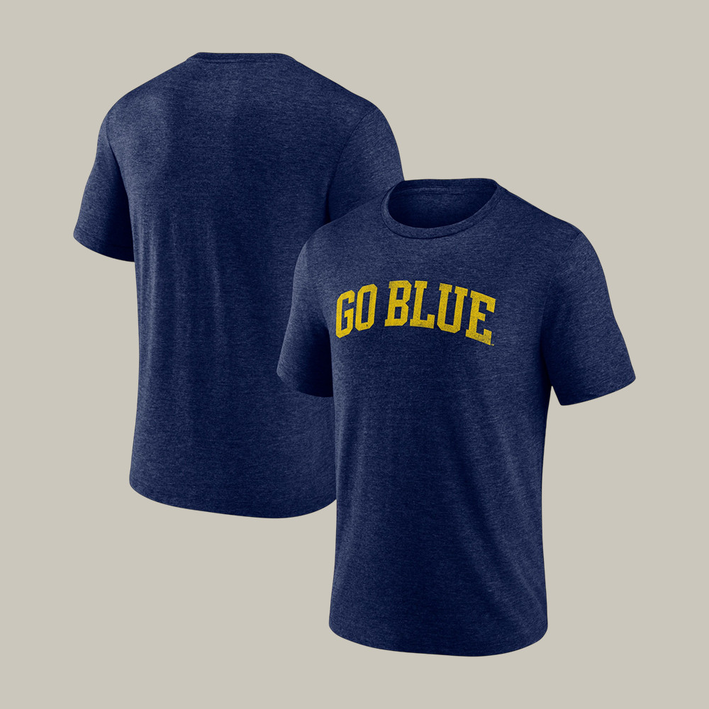 Michigan Wolverines Go Blue T-Shirt Basketball Final Four Shirt Game Day Gift