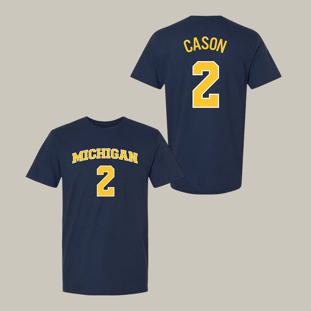 Michigan Wolverines Men's Basketball Cason T-Shirt Michigan Wolverines Final Four Clothes