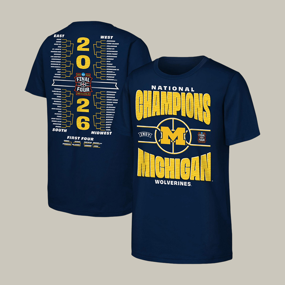 Michigan Wolverines NCAA Men's Basketball National Champions T-Shirt Game Day Clothing