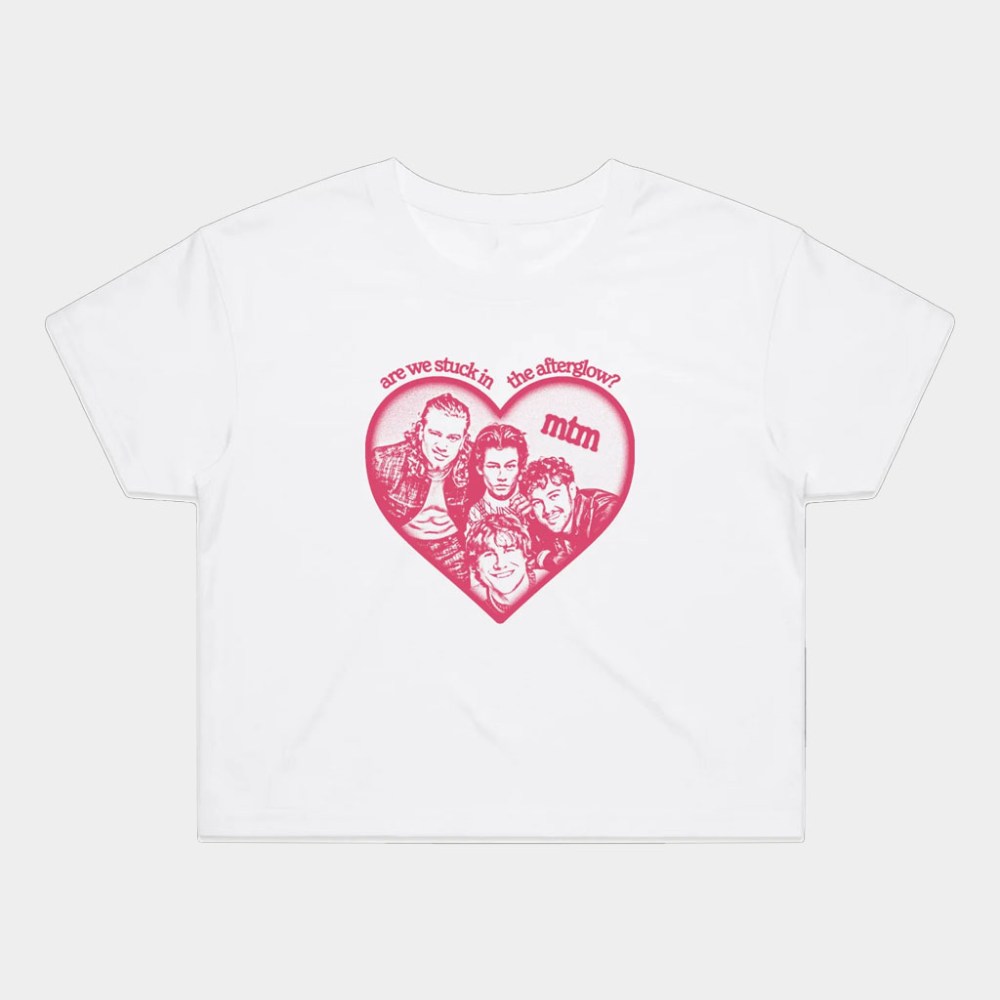 Midnight Til Morning Merch Midnight Til Morning Afterglow Cropped T-Shirt Pop Band Fan Gifts
