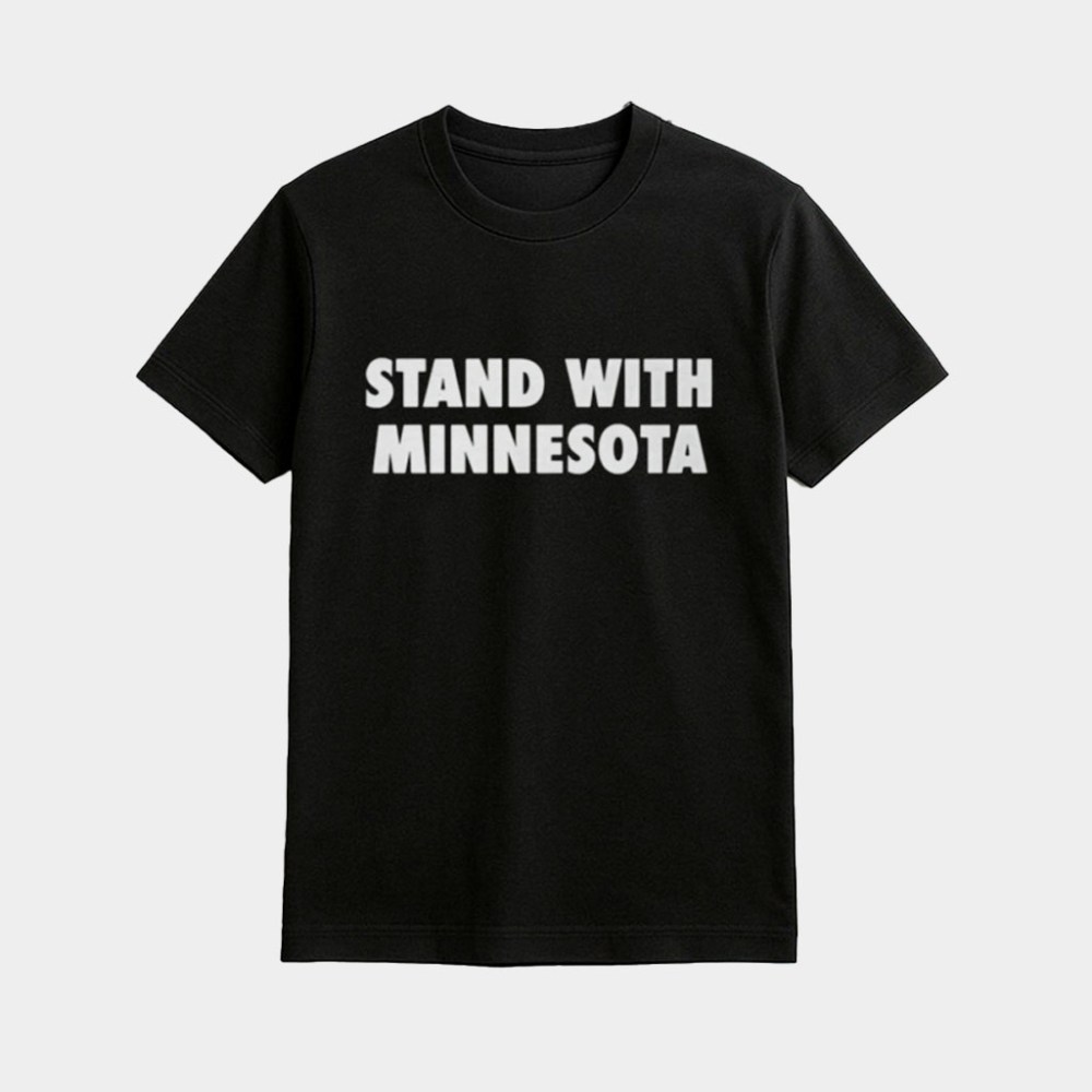 Minnesota Timberwolves Stand With Minnesota Shirt Minnesota Timberwolves Merch Political Gifts