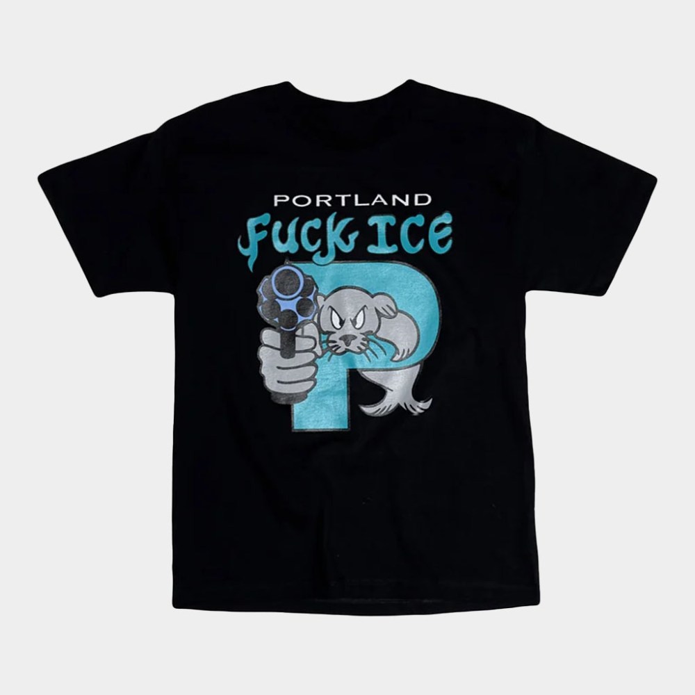 Mocean Skateboards Merch Portland F Ice Black T-Shirt Birthday Present For Husband