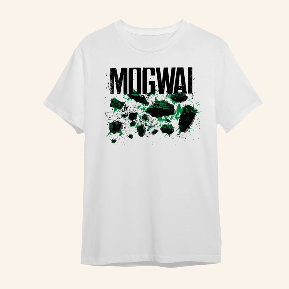 Mogwai Merch The Bad Fire White Shirt Gift Ideas For Rock Fans
