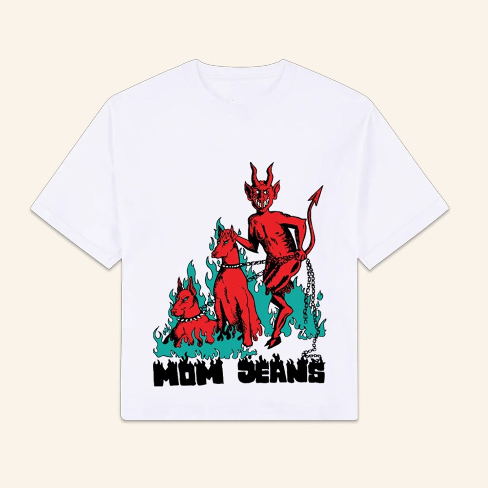 Mom Jeans Merch Devil Dog T-Shirt Christmas Gifts For Guys