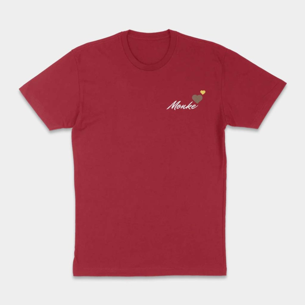 Monke Clothing Merch Monke Hearts T-Shirt Birthday Ideas For Boyfriend