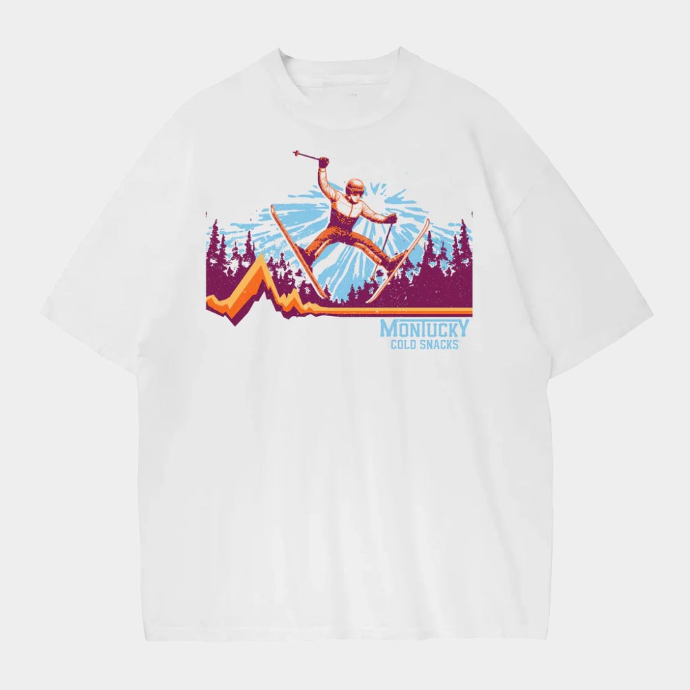 Montucky Cold Snacks Merch Spread Eagle Ski T-Shirt Best Gifts For Brother