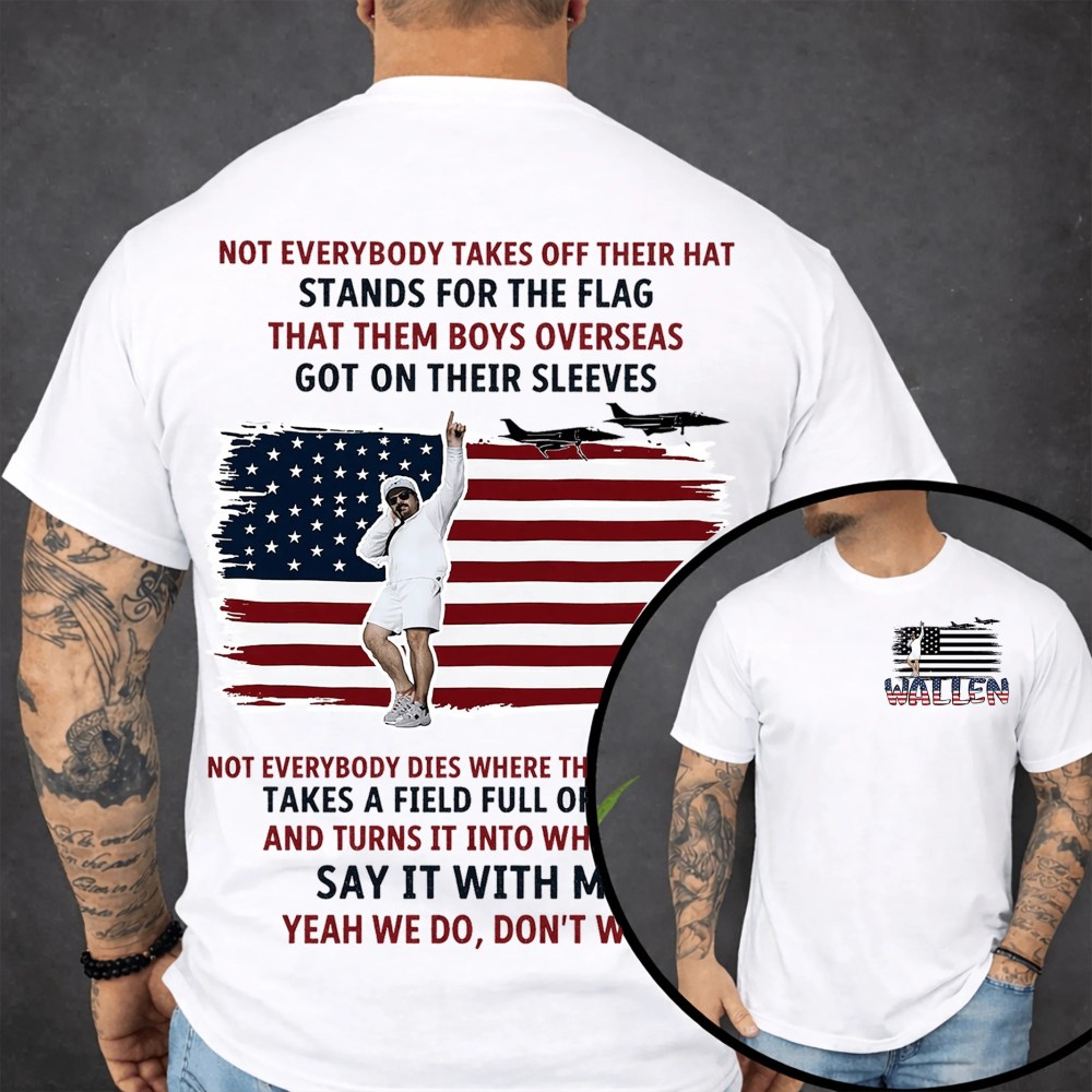 Morgan Wallen Patriotic T-Shirt USA Pride Shirt Gifts For Morgan Wallen Lovers