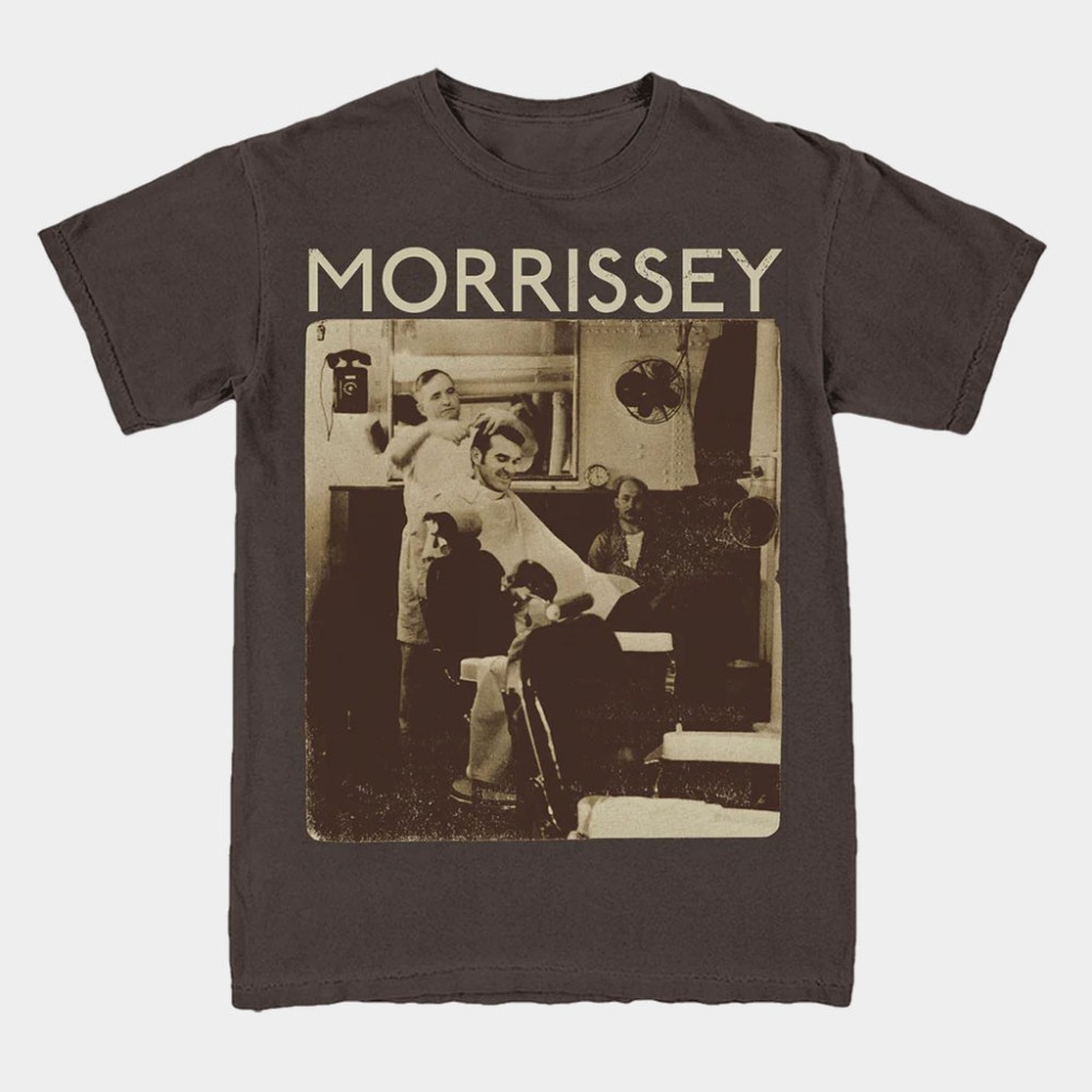 Morrissey Merch Barbershop T-Shirt Morrissey Shirt Unique Birthday Gift For Husband