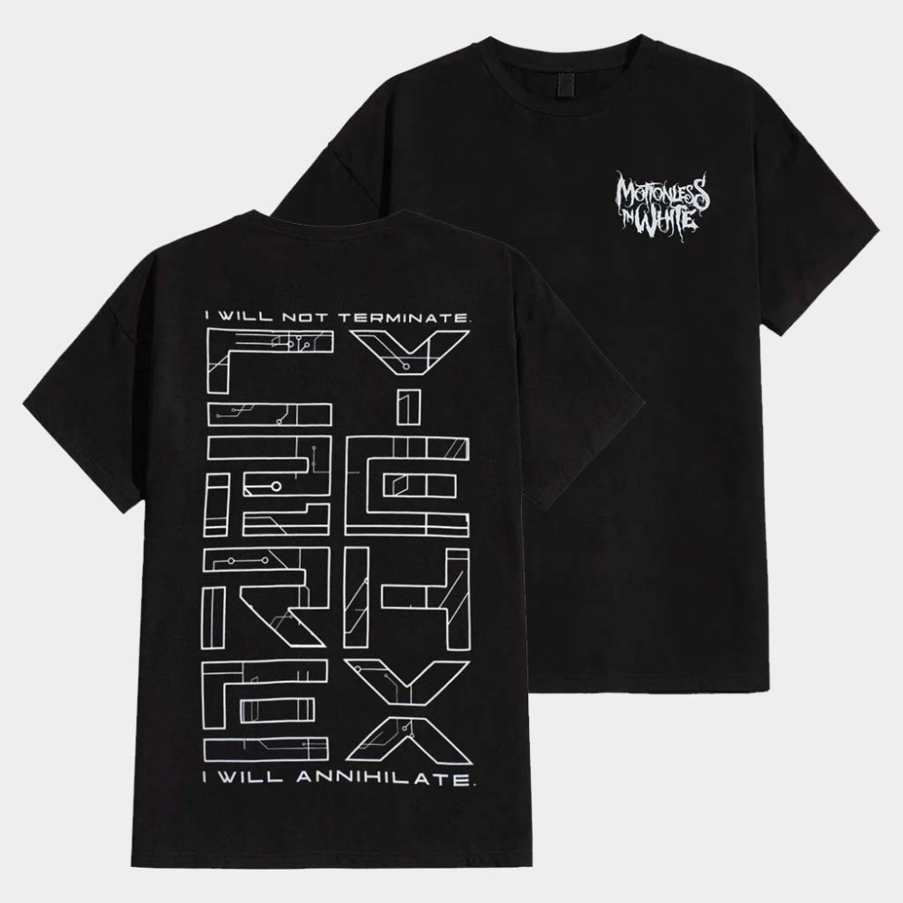 Motionless In White Merch Motionless In White Tech T-Shirt Gifts For Band Fans