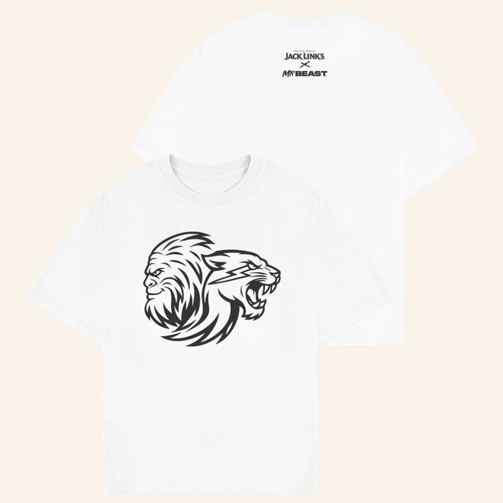 Mr Beast Merch Mr Beast x Jack Links Feed The Beasts Tonal T-Shirt Best Gifts For Boyfriend