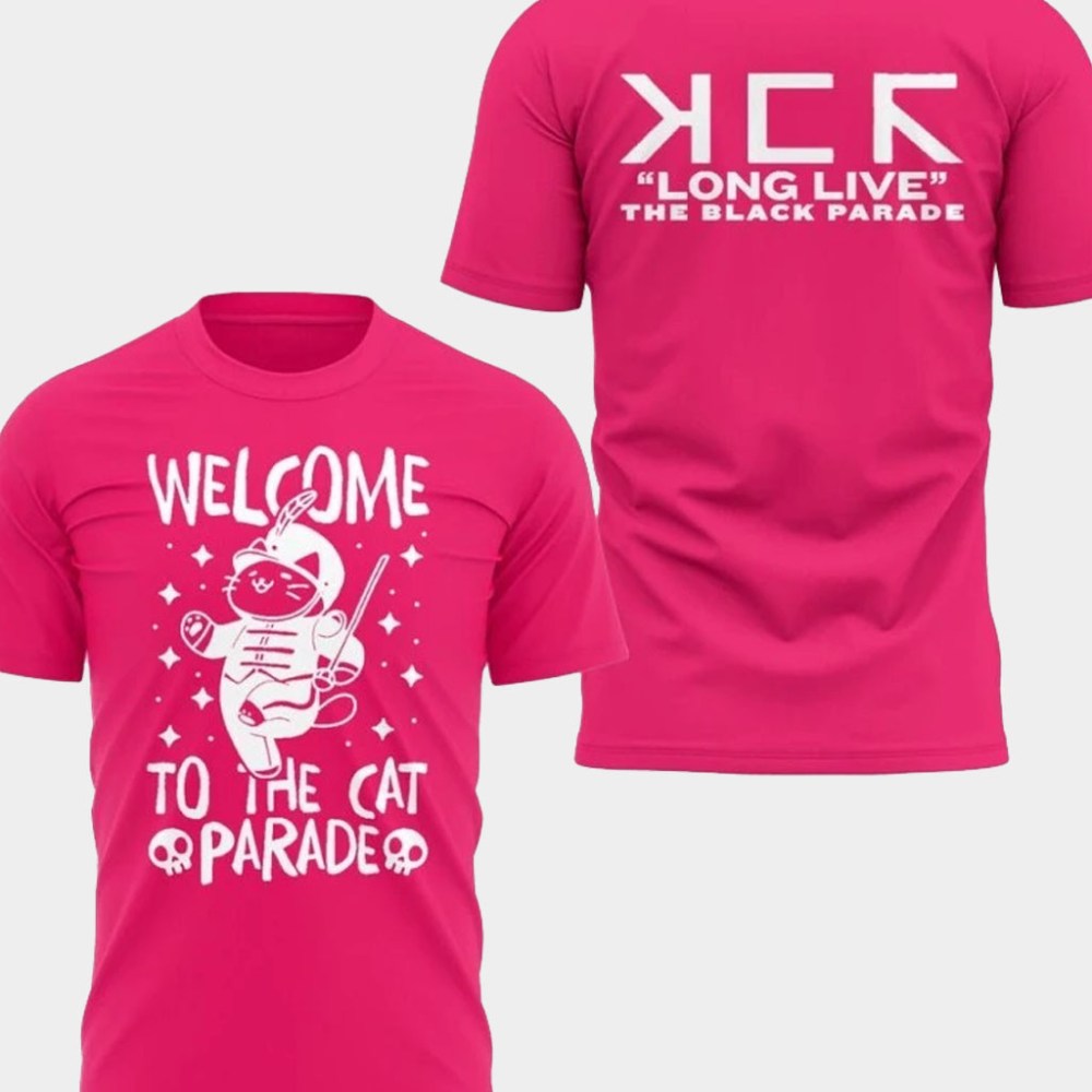 My Chemical Romance The Cat Parade 2026 Mexico Tour T-Shirt My Chemical Romance Merch Fan Gifts