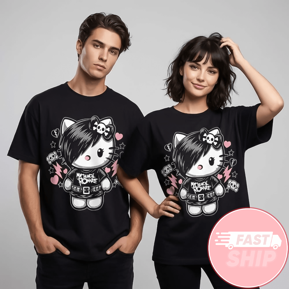 My Chemical Romance x Hello Kitty Long Live The Black Parade Tour 2026 Mexico City Leg Feb 13 2026 T-Shirt