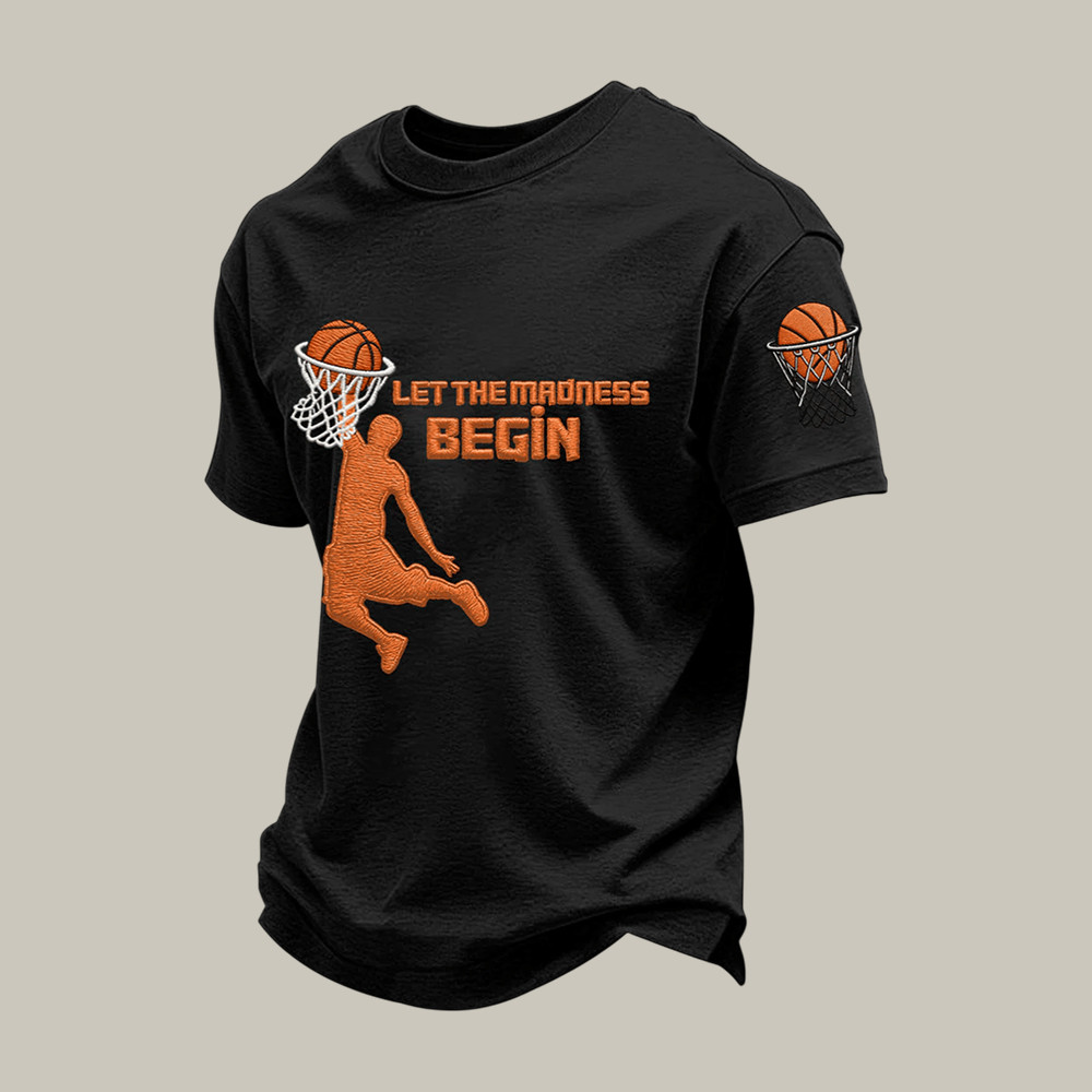My Madness Is Not Limited To March T-Shirt Basketball Clothes Present For Dad