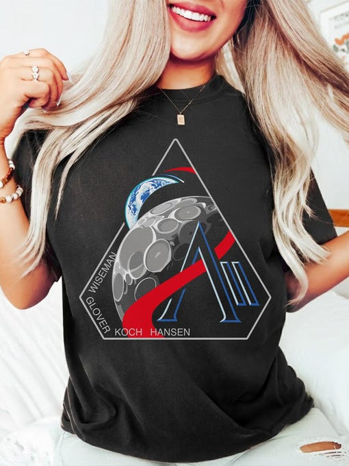 NASA Artemis 2 Mission Return To The Moon T-Shirt NASA Moon Mission 2026 Merch Best Gift For Wife
