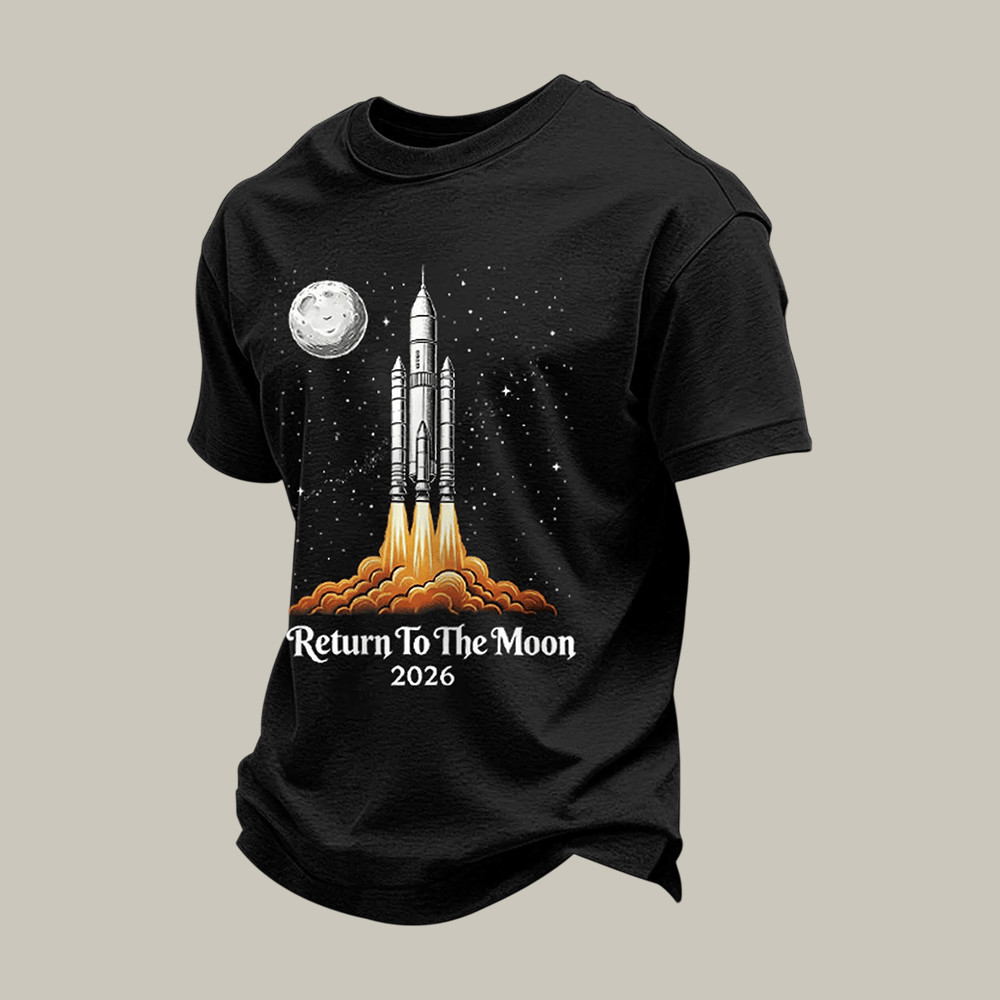 NASA Artemis 2 Mission T-Shirt Rocket Launch To Moon 2026 Merch Gift For Future Astronaut