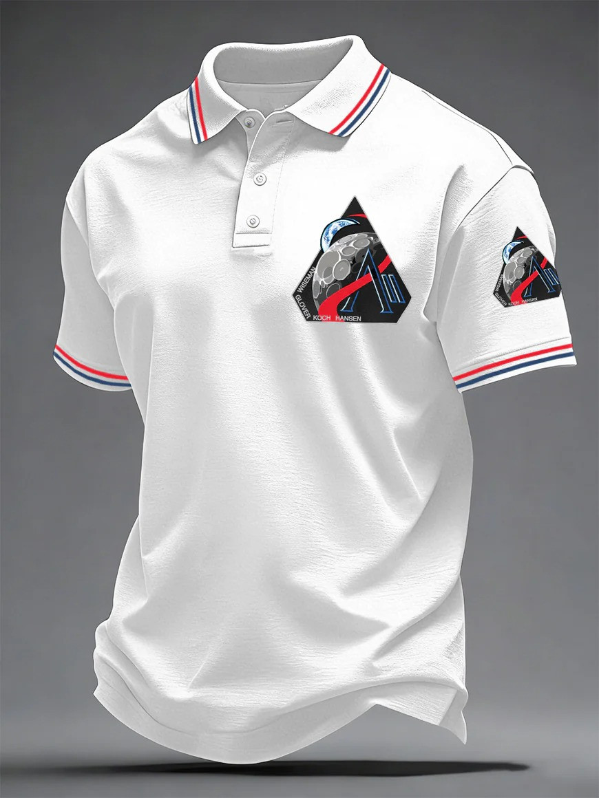 NASA Artemis II Moon Mission Polo Shirt NASA Lunar Mission Clothing Gift For Husband