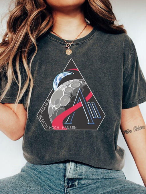 NASA Artemis II SLS Launch T-Shirt Space Moon Mission Tee Artemis 2 Mission Gift For Her