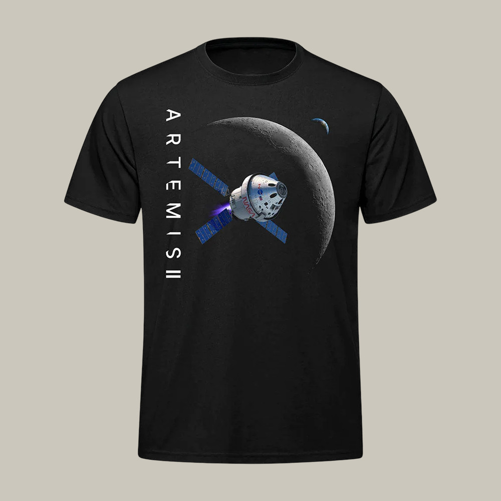 NASA Artemis II Space Mission 2026 T-Shirt First Lunar Flyby 2026 Shirt Astronomy Lover Gift