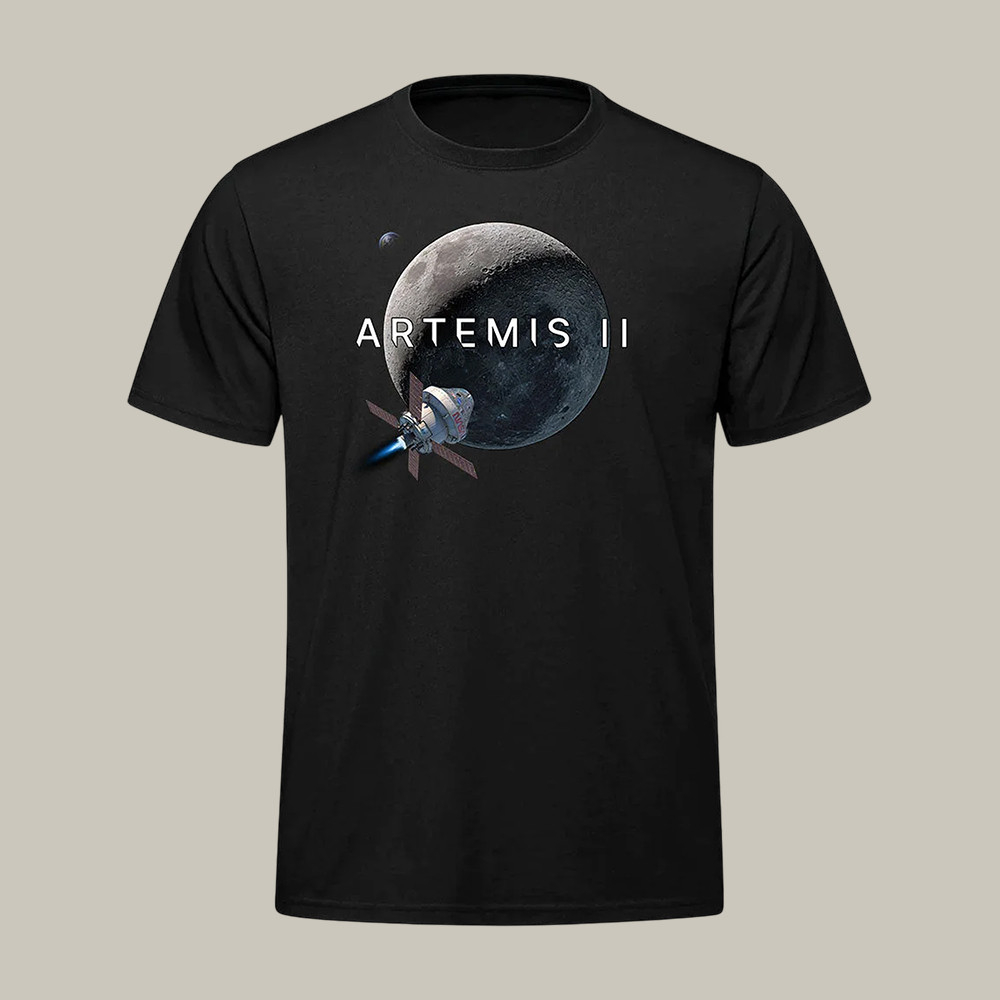 NASA Artemis II Space Mission 2026 T-Shirt NASA Moon Landing 2026 Clothing Line Sciene Lover Gift